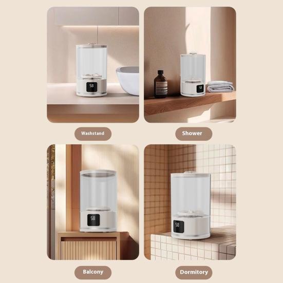 Underwear Washer Portable Rechargeable Cordless Mini Washing Machine Large Capacity Digital Display Wireless Laundry Machine