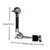 Quick Lock Cymbal Mount Adapter Adjustable Cymbal Holder Clamp For Secure Drum Set Attachment Easy to Installation