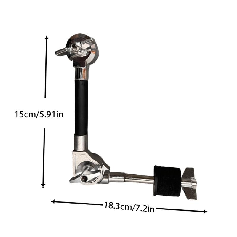 Quick Lock Cymbal Mount Adapter Adjustable Cymbal Holder Clamp For Secure Drum Set Attachment Easy to Installation