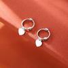 2023 Light Luxury Heart Hoop Earrings: 925 Sterling Silver Needle, Women's Summer Ear Jewelry