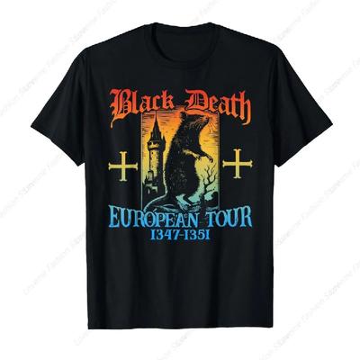 Black Death European Tour 1347-1351 Apparel T-Shirt_1
