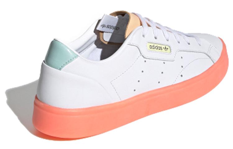adidas Sleek 'White Glow Orange' Women's FW5463