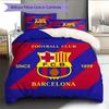Povlečení s motivem FC Barcelona Domácí dekorace Narozeninový dárek (1 * povlak na přikrývku + 2 * povlak na polštář, bez výplně)