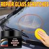 Glass Scratch Repair Wax - Easy-to-Use, No-Residue Paint Scratch Remover for Car Windows, Deep Scratch Removal, Protective Coati