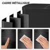 Kitchen Double Compartment Trash Can 2 X 30L With Stainless Steel Pedal Soft Close Lid Black
