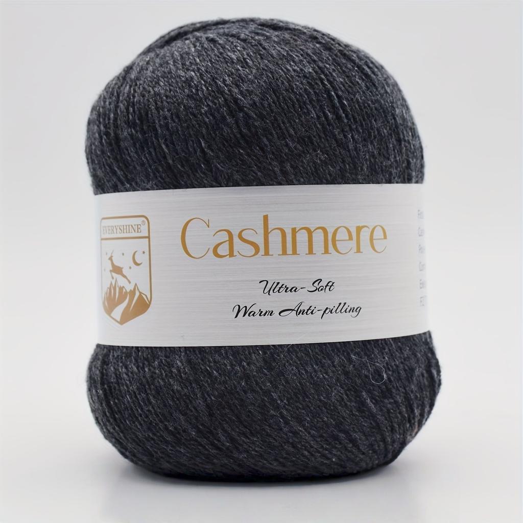 6pcs Premium Cashmere Yarn – 50g/Pc 320m Soft Knitting & Crochet Yarn for DIY Hand-Woven Crafts – Luxurious Warm Fiber for Scarves, Hats, Sweaters