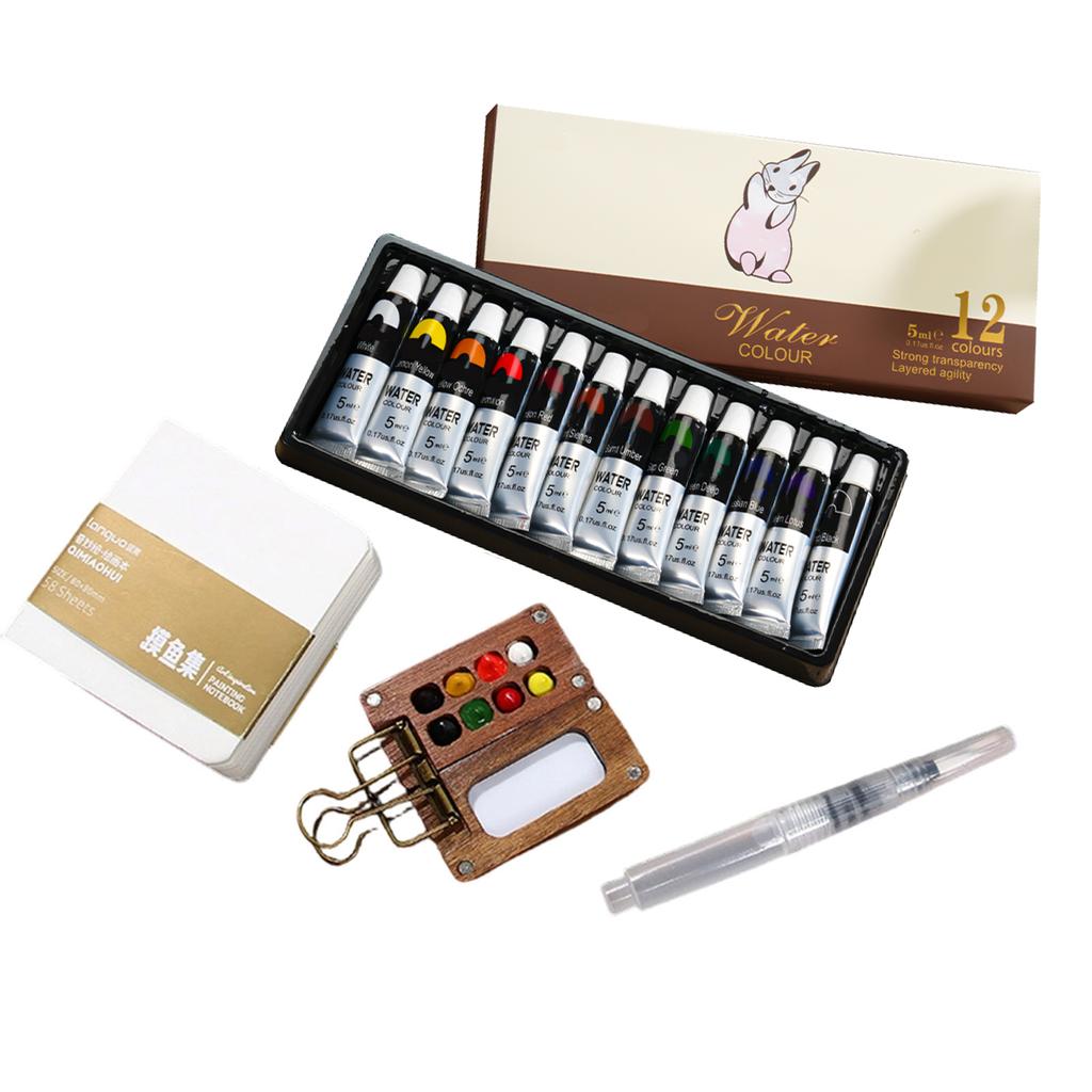 Portable Painting  Sketching  Travel Painting  Watercolor Paint Set 5ml