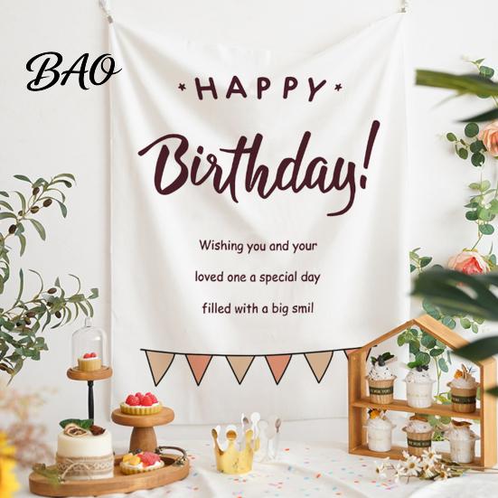 Banquet Decoration Cloth Baby Birthday Backdrop, Greenery Forest Banner for Boy Girl, Background 100 Day Celebration Party Decorations, Photo