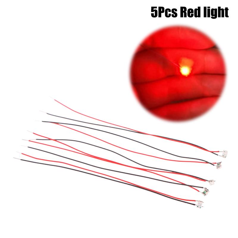 

5 шт. 0805 Світлодіодний миготливий SMD-світильник Провідний мікросвітлодіод Попередньо припаяний чіп Міні-провідна лампа для залізничної моделі Іграшка DIY Деталі моделі автомобіля