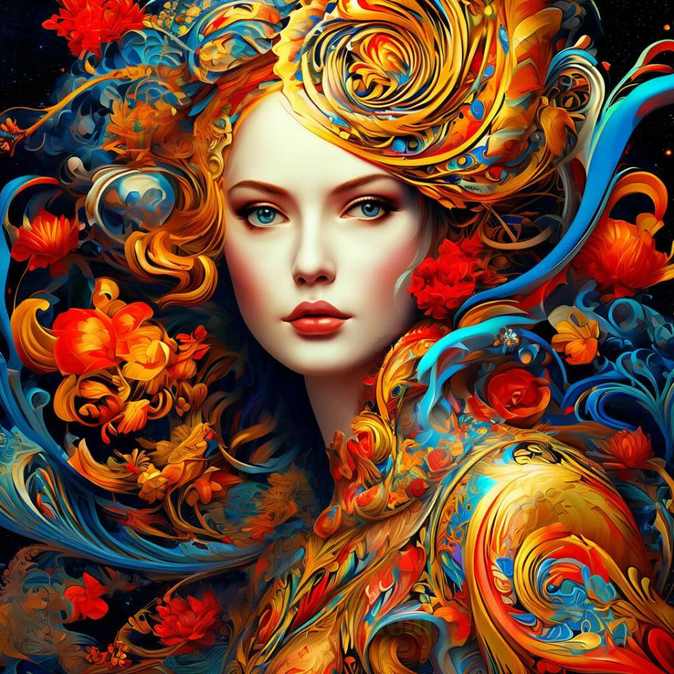 Gustav Climt Schönheit 5D DIY Diamantmalerei Neu 2024 Mädchen mit goldenem Haar Voll Quadratisch Rund Diamant Mosaik Stickerei Wanddeko