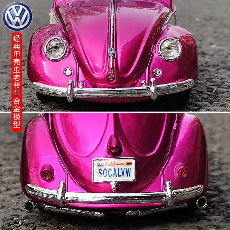 Maisto 1:18 Volkswagen Beetle Alloy Car Model Diecasts Metal Toy Vehicles Classic Car Model Simulation Collection Childrens Gift