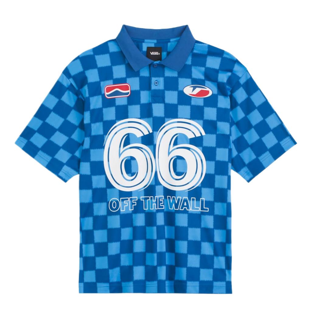 Vans Loose Fit Short Sleeve Plaid Polo Shirt Unisex tops VN00122M7WM S