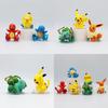 Psyduck Bulbasaur Charmander Squirtle Eevee Model Doll Set Ornament