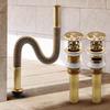 TLXT Stainless Steel Pop-up Sink Drain with Basket (No Overflow)