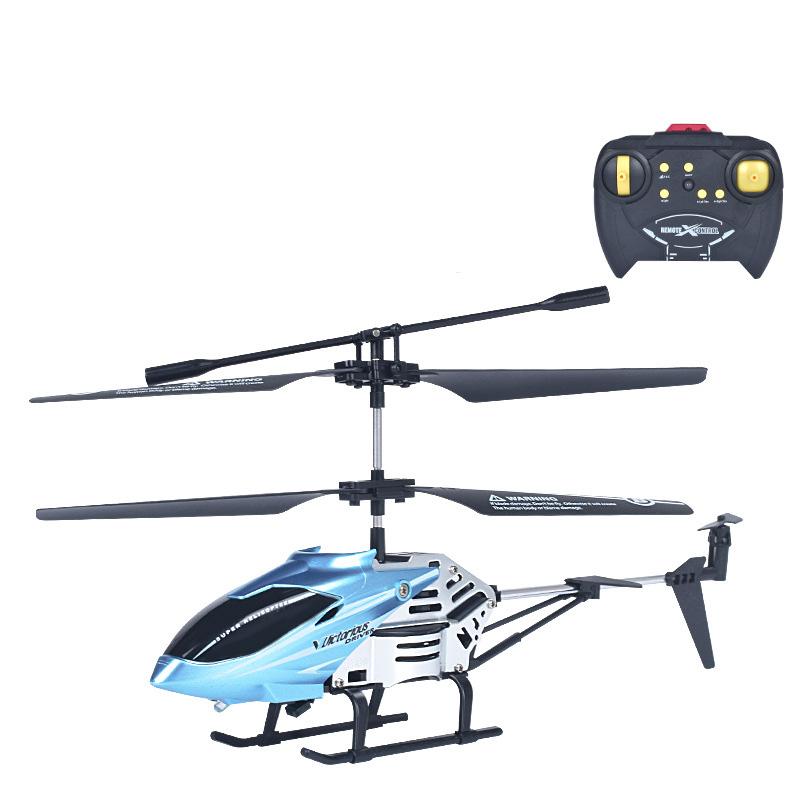 

Пульт Керування Вертольотом Вогні Іграшка Міцний Сплавний Корпус USB Зарядка Подарунок Дітям синій