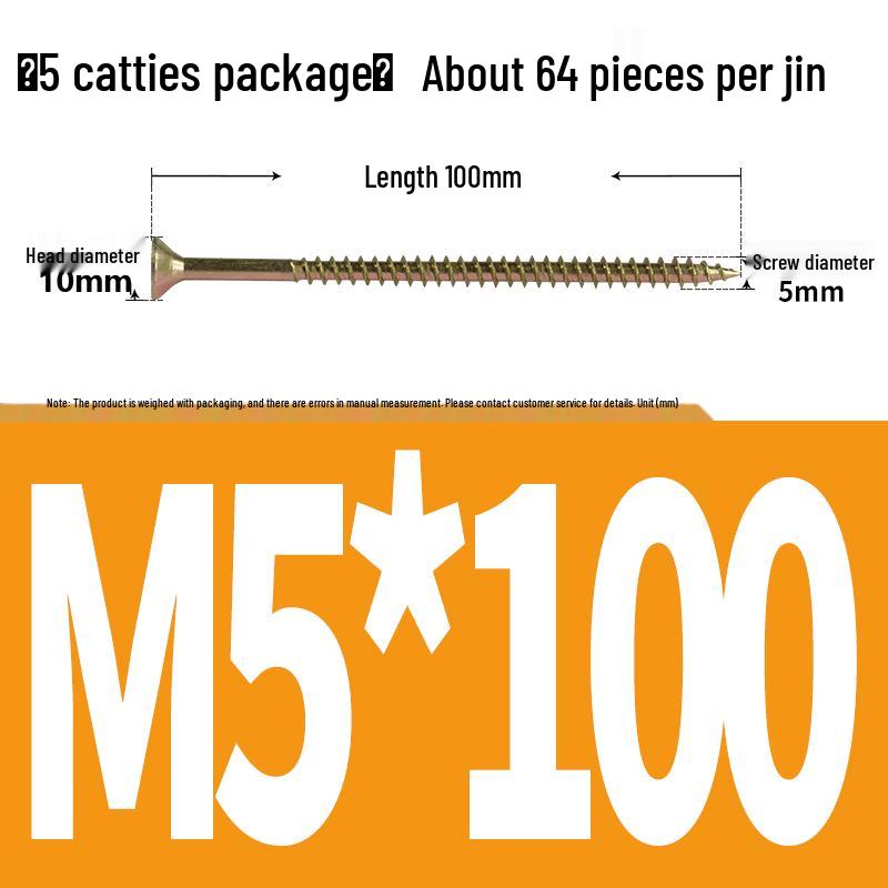 Eco-friendly Self-tapping Phillips Flat Head Screws for Fiberboard and Wall Panels