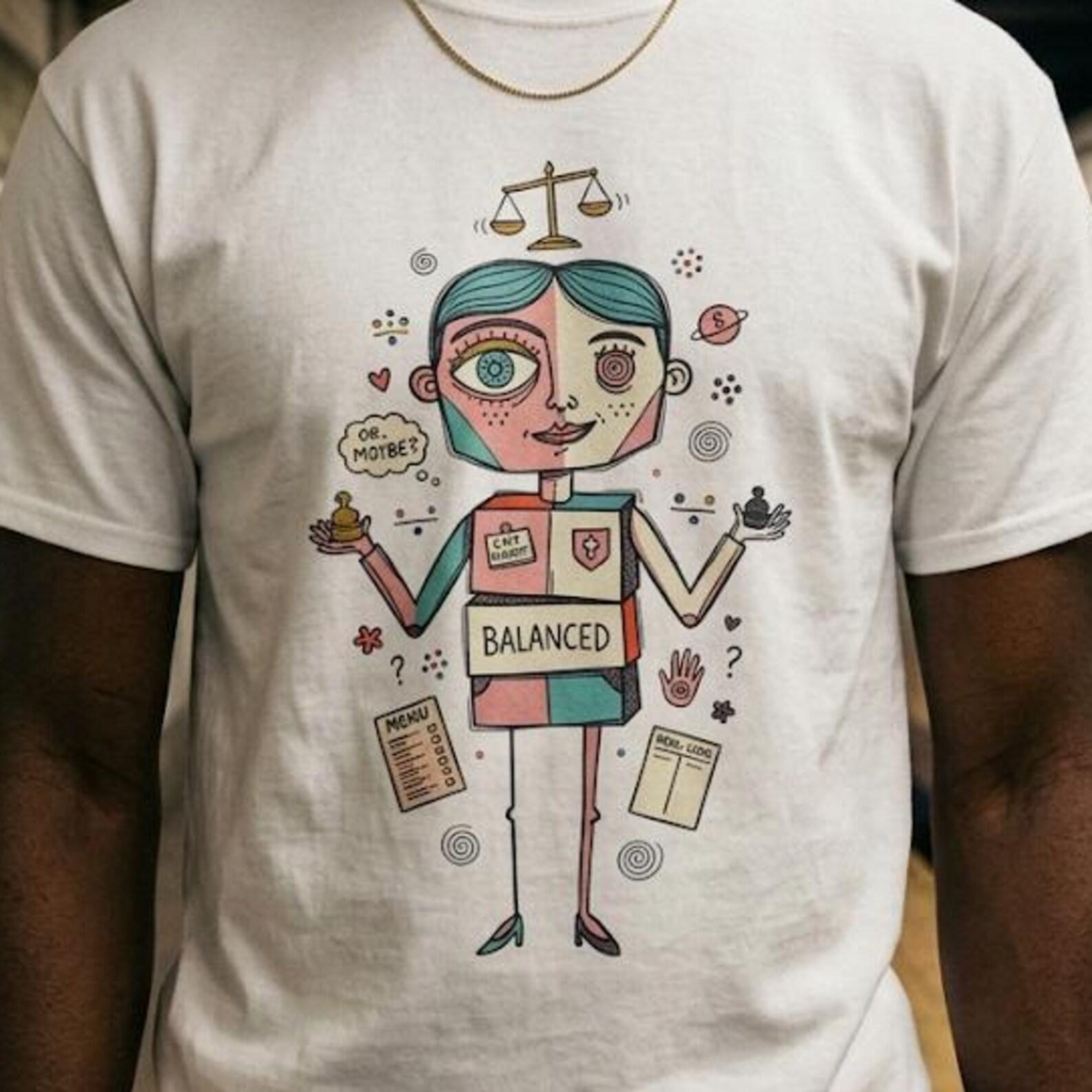 Libra Zodiac T-Shirt | Funny Indecisive Astrology Graphic Tee S