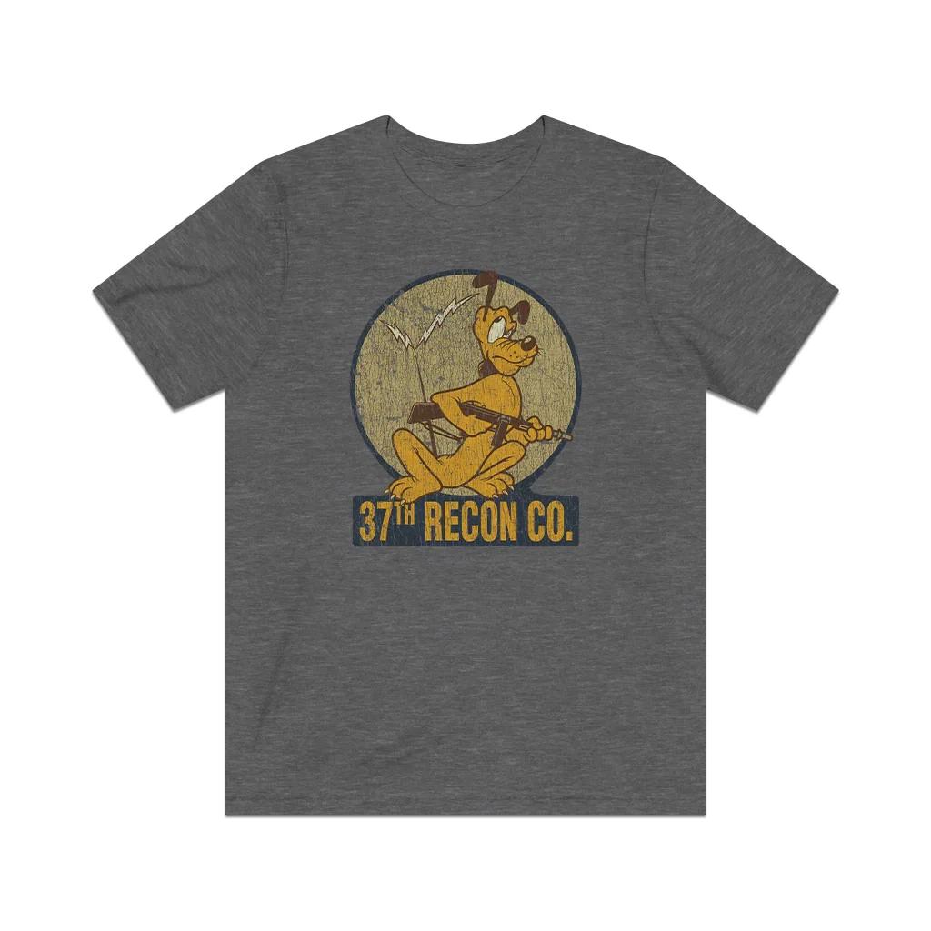 37th Recon Co. 1942 Vintage Men s T shirt L
