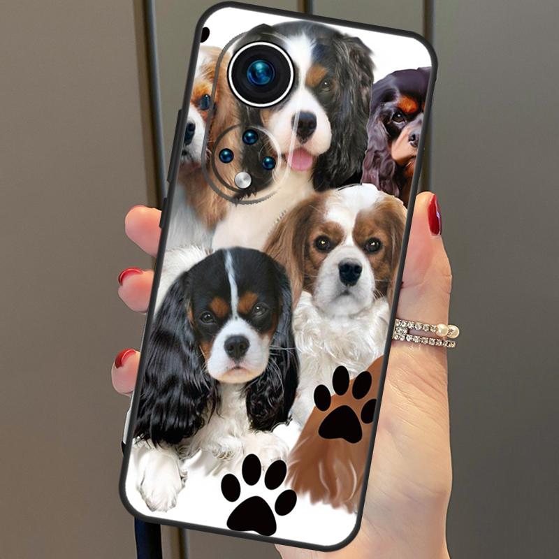 Coque Cavalier King Charles Spaniel pour Honor Magic 5 Lite, Magic 6 Pro, X8b, X9b, X6a, X7a, X8a, X9a, X6, X7, X8, X9, 50, 70, 90