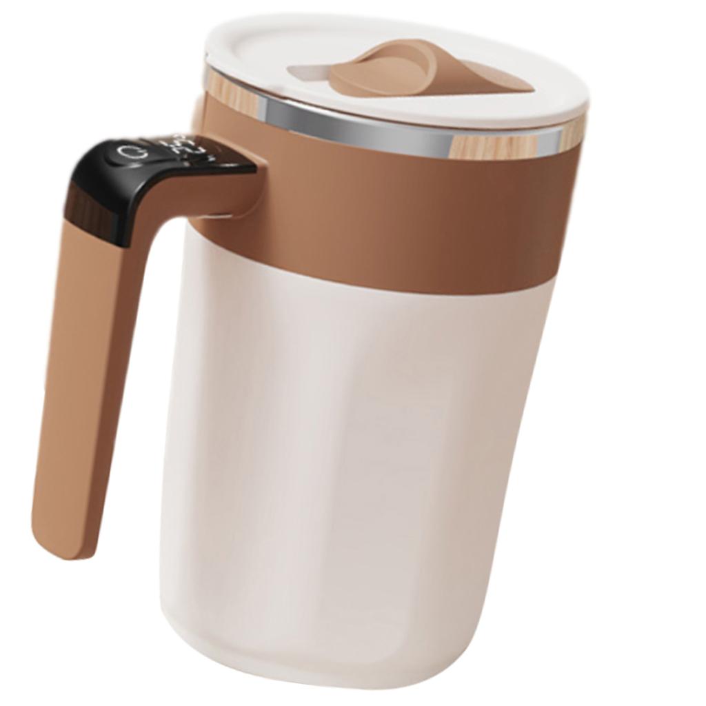 Mug Magnétique à Mélange Automatique Rechargeable Tasse à Mélanger avec Affichage LED de la Température pour Café/Lait/Poudre de Protéines