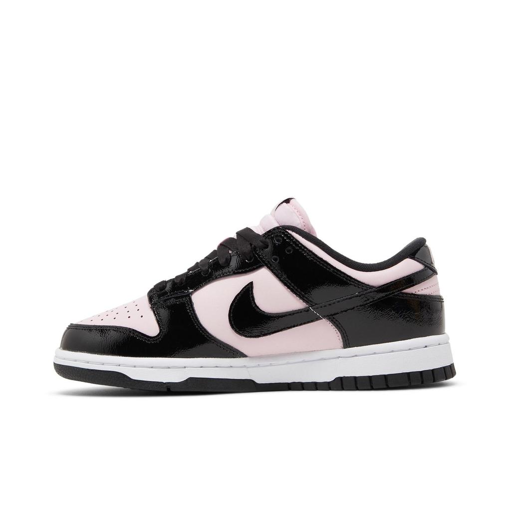 Nike Womens Dunk Low 'Pink Foam Black' (women's Sizes) Pink Foam / Black / White Skate Shoes DJ9955 600