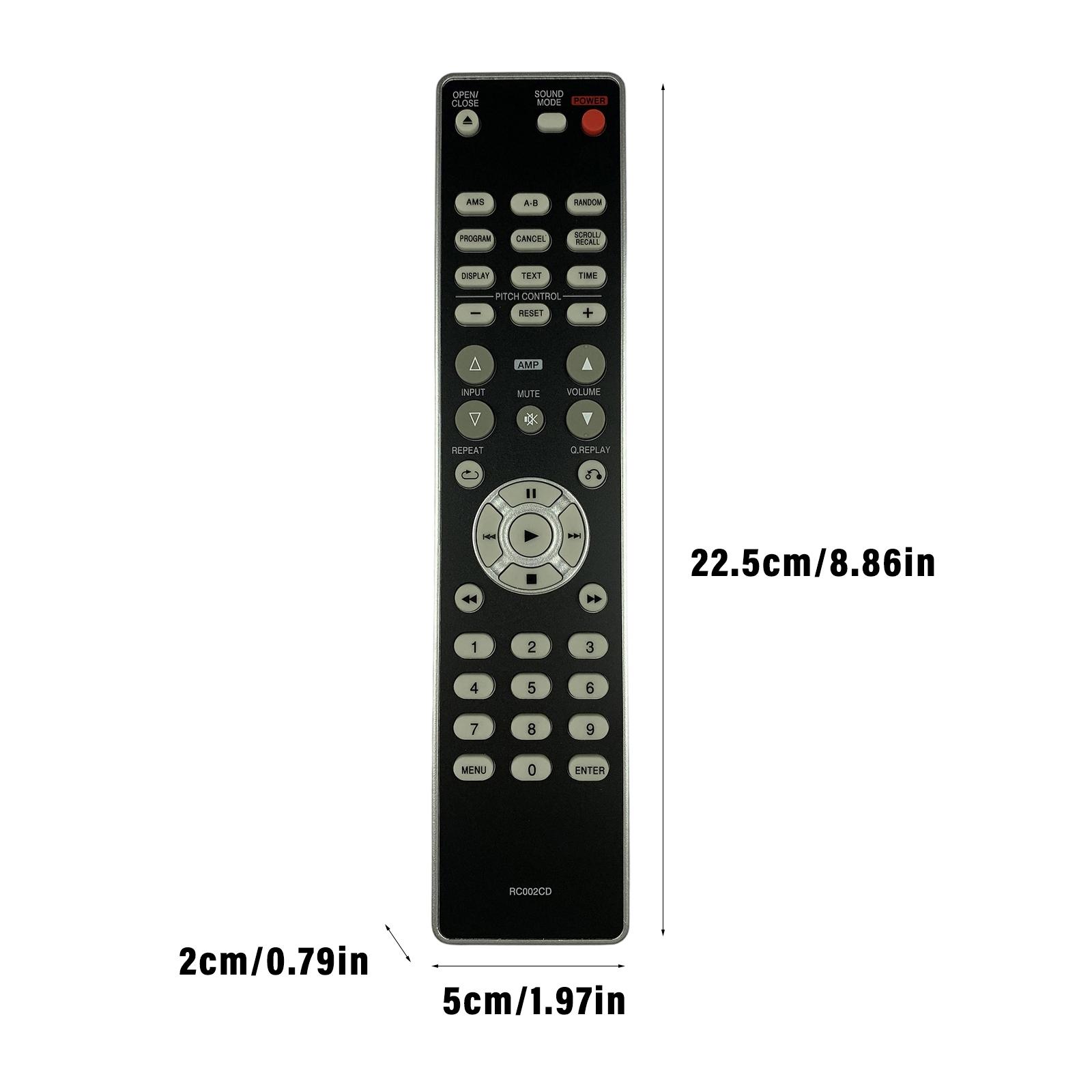 

Easy To Use Replacement Remote Controls for RC002CD AVs Surround Receiver Stereo Systems 1