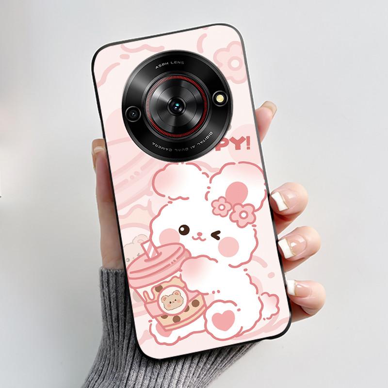 Phone Casing For ZTE Blade A75 5G Z2357N Nubia Focus 5G Case Luxury Dragon Cute Cool Boys Girls Black Soft TPU Back Shell Cover