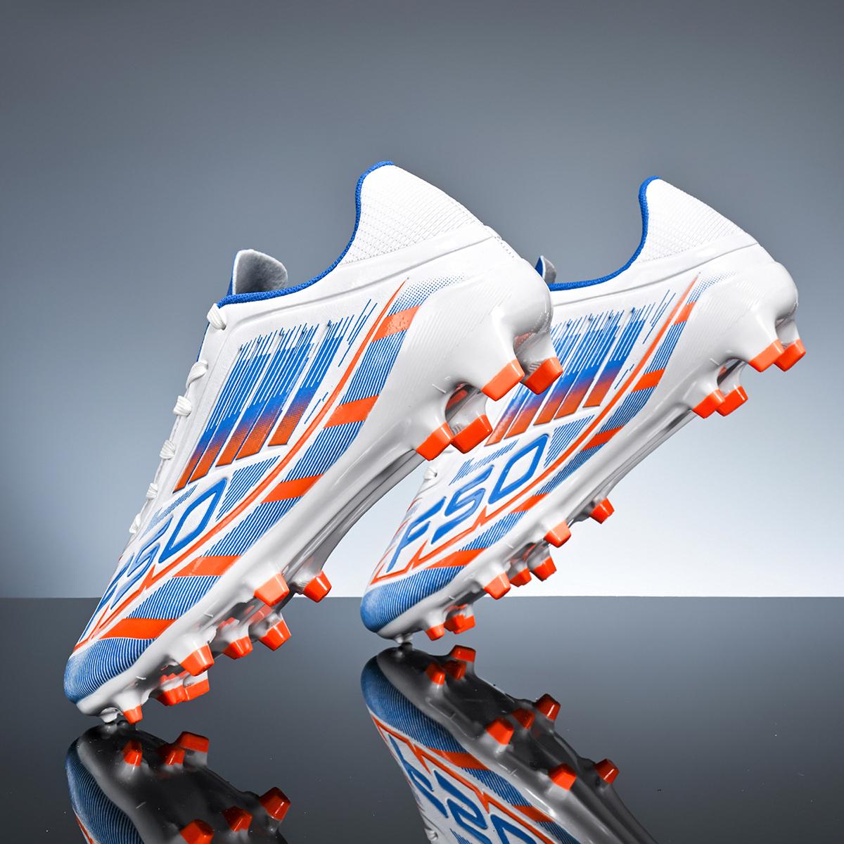 

Professional Men s Anti Slip Boots AG/FG Spikes, Professional Match Training Shoes, Essential for Fans 45