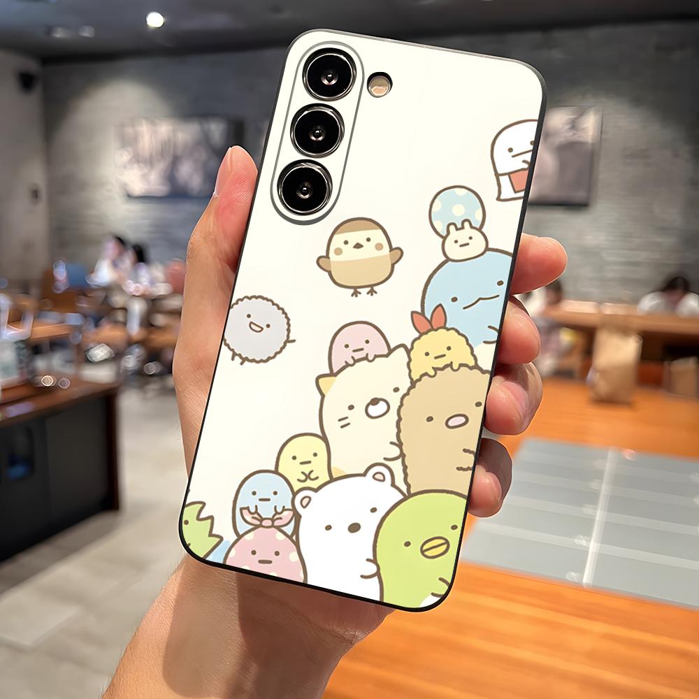 

Мультяшный чехол Sumikko Gurashi для Samsung S24 Ultra S22 S23 S25 S20 Fe S21 Plus Galaxy A54 A34 A24 A53 A14 Задняя крышка Samsung s24ultra