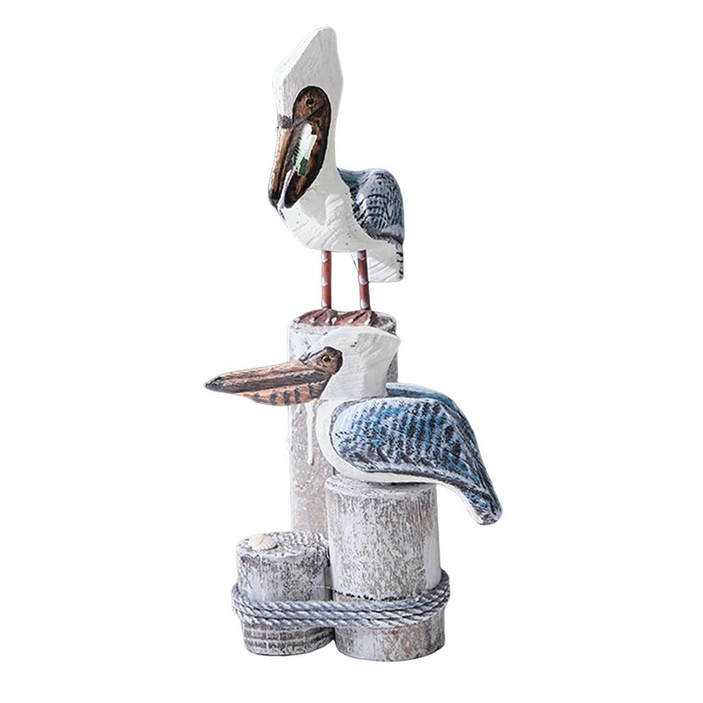 Mediterranean Statue Decor Rustic Bird Decor for Bedroom Desk Indoor Outdoor