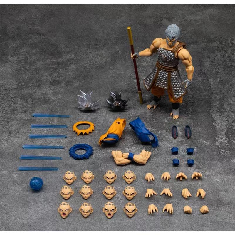 In Stock Mythos Anime MA001-MA004 Armor Goku Dragon Ball SSB Super Saiyan Blue SHF Action Figure Anime Model Toys