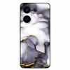 For Vivo S30 5G Cases V2464A Marble Painted Silicone Back Cover Cases For V2464A Soft Black Funda VIVO S30 TPU Cases Vivo S30 5G