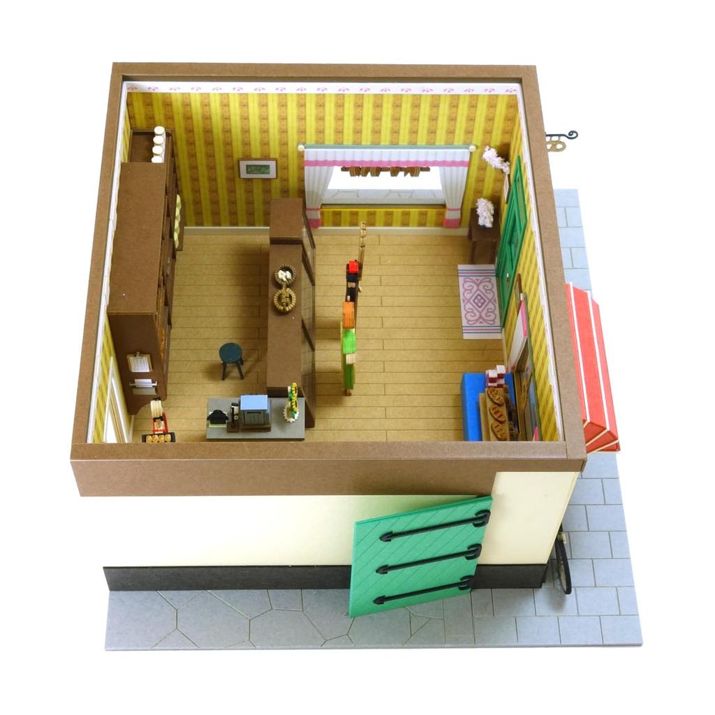 Sankei Studio Ghibli Series Delivery Service Goo Scissors Bread Shop Paper Craft Kiki's Kiki's Workplace, MK07-46