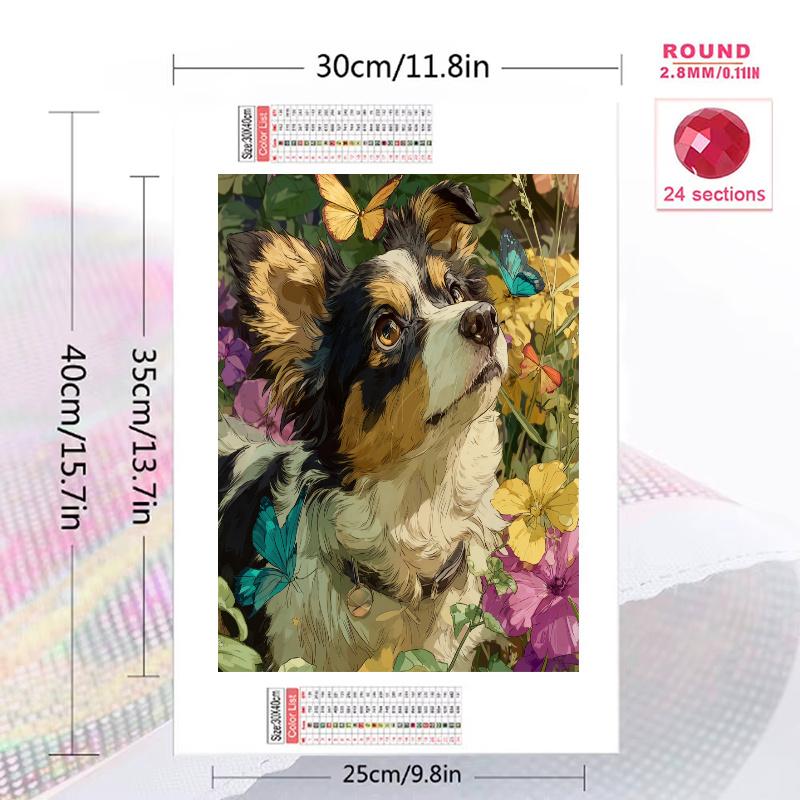Papillon Pattern 3pcs 100% Round Full Drill 5D DIY Diamond Painting Embroidery Cross Stitch Rhinestone Décor