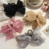 Elegant Chiffon Yarn Shark Hair Clip – French Chic Back Updo Accessory