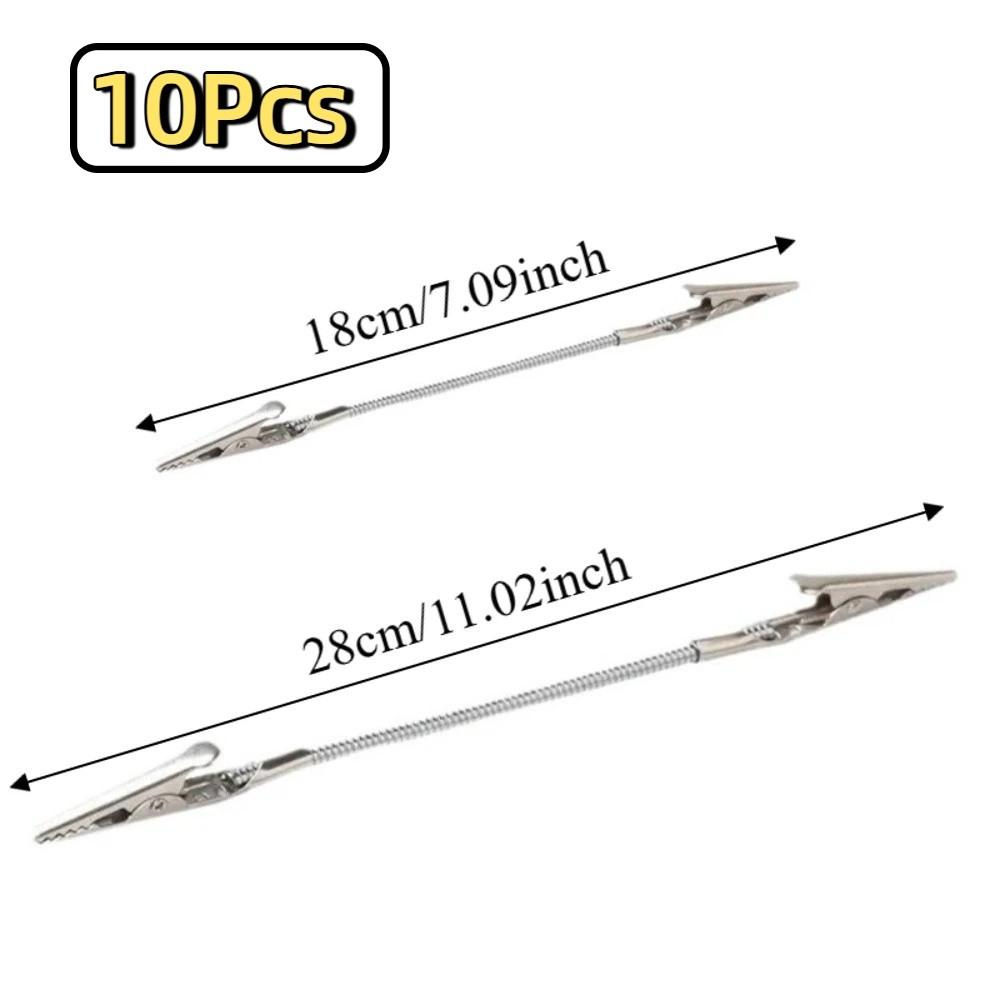 10Pcs Multifunctional Universal Crocodile Clip Adjustable Broken Incense Clip Outdoor Camping