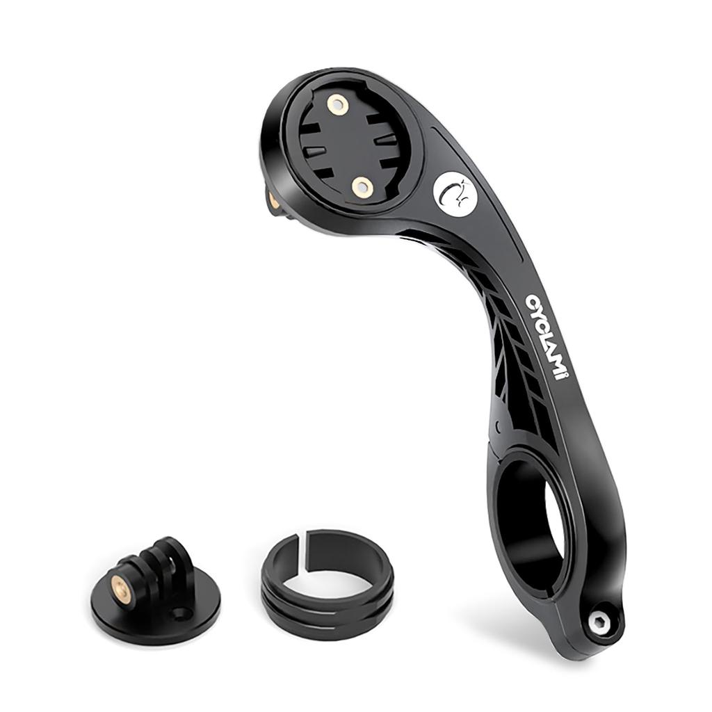 CYCLAMI Cycle Computer Compatible with Bicycle Computer Handlebar Extension Bicycle Easy Mount, Garmin, Bracket, Mount, Mount, Accessory, Anti-Sway,