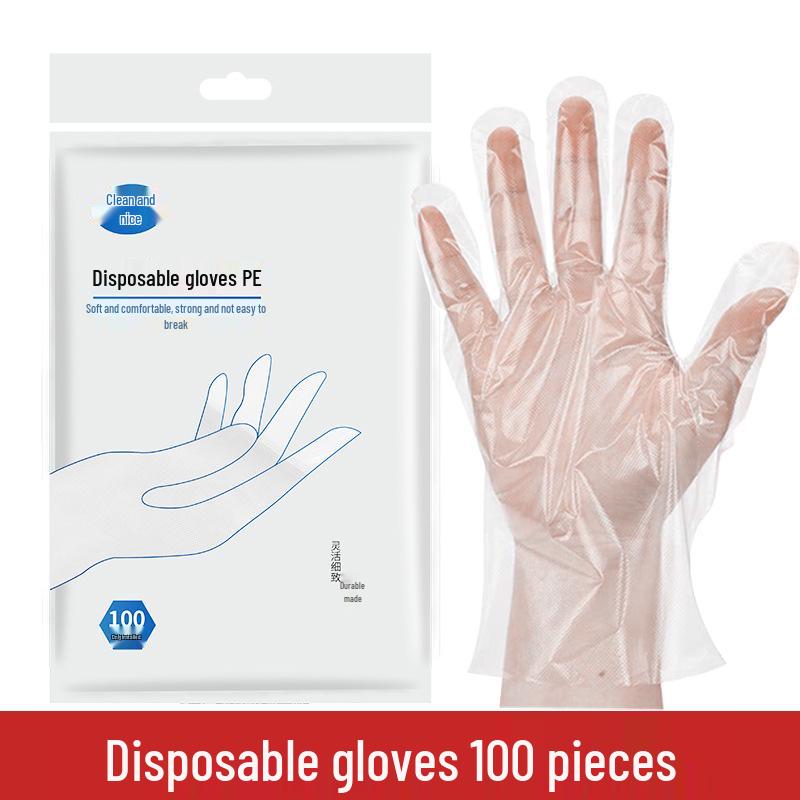 

Очень толстые прозрачные одноразовые полиэтиленовые перчатки пищевого качества для кухни и дома