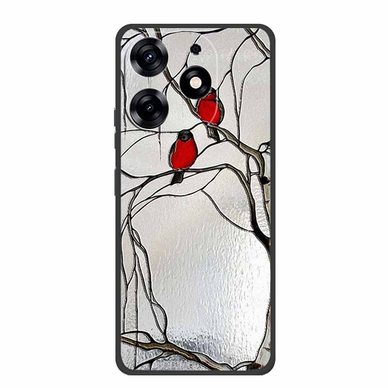 3D Emboss Case For Realme C61 Phone Case Relief Flowers Shockproof Silicone Soft Coque For Realme C61 Back Cover Case RealmeC61