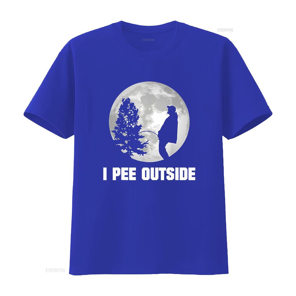 I Pee Outside Love Peeing Funny Camping T Shirt vintage Washed Stylish Breathable Comfortable Versatile graphic homme Soft