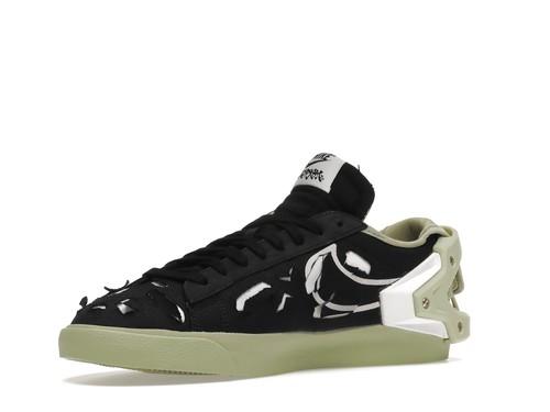Nike Blazer Low X Acronym Black Olive Aura 2022 - DO9373-001