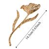Suit Charm Deco Flower Bud Brooch Zinc Zinc Alloy Clothing Pin Accessories Romantic Tulip Brooch  Woman