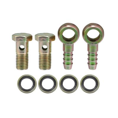 A ABSOPRO Banjo Bolt M12x1.5 10mm Banjo Bolt Hose Barb Fitting Brake Line Fitting