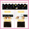 Bulletin Board Borders Decorations 90 Pieces 100 Feet, Scalloped Border Trim Colorful Bulletin Board Trim, 5 Kinds of Design Blackboard School