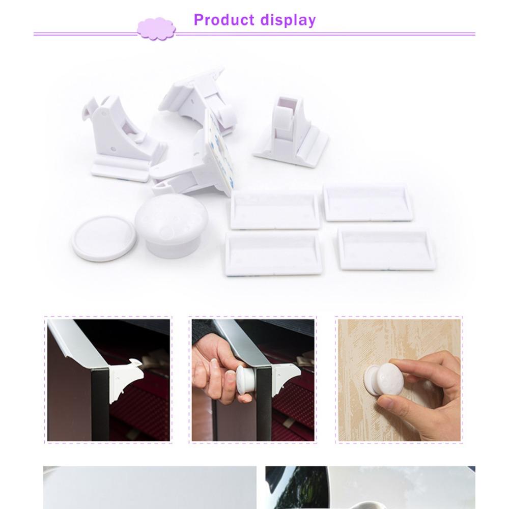 Baby Safety Lock Invisible Lock Kids Security Drawer Latch Cabinet Door Magnetic Child Safety Lock Limiter  Children Protection