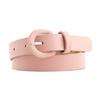 Vintage Casual Trouser Dress Belts Horseshoe Buckle Waistband Leather Belt Decorative Waist Strap