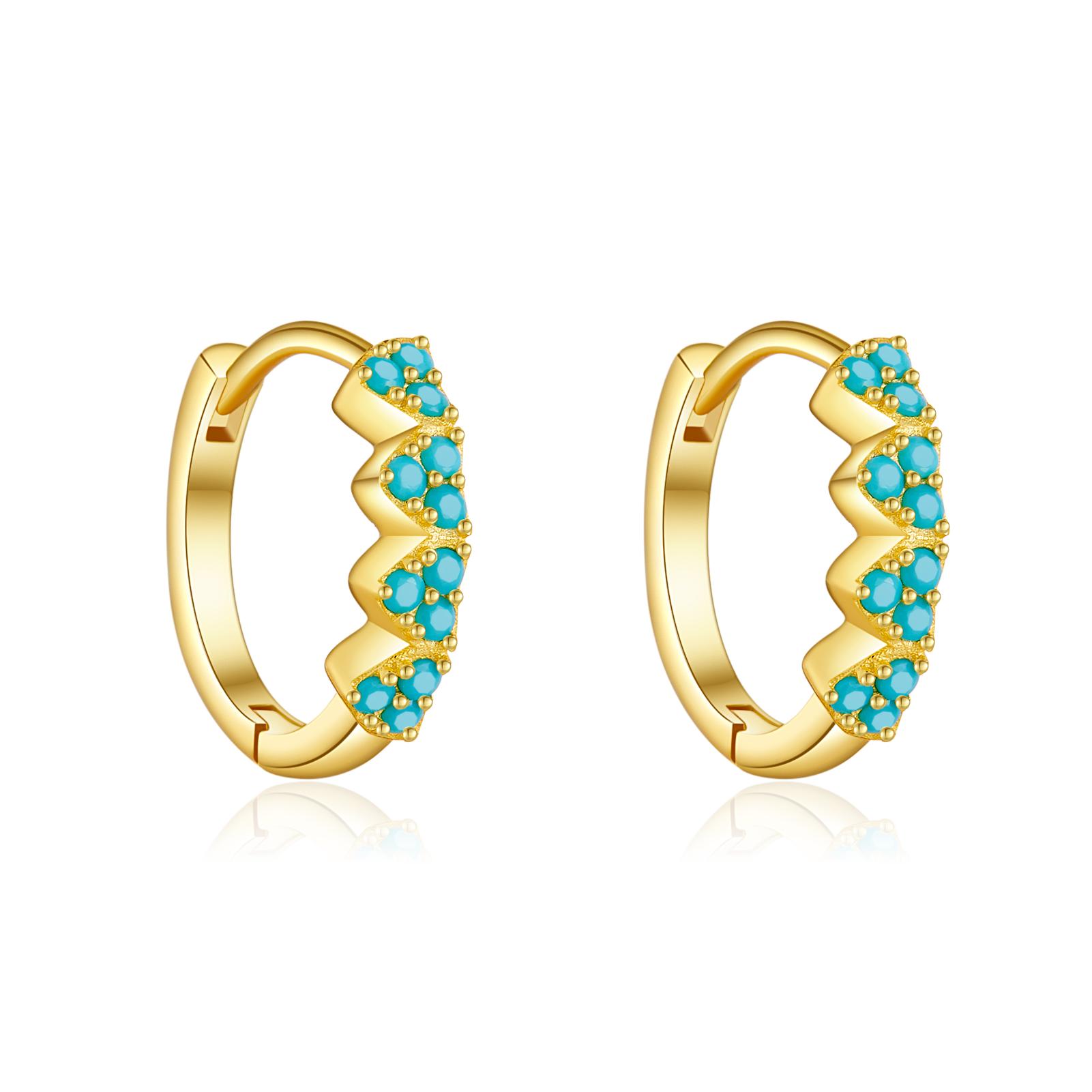 

ANDYWEN 925 Sterling Silver Hoop Earrings Ladies Elegant Earrings Piercing Earrings Irregular Cubic Zirconia Wedding Fine Jewelry m золотой