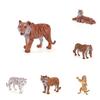 Authentic Forest Animal Pvc Tiger Figurine With Detailed Design For Nature Scene Decoration