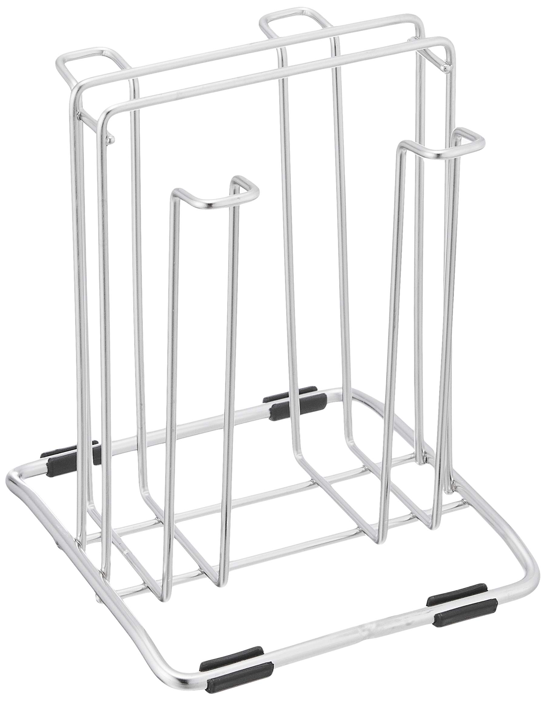 

Подставка для стекла Pearl Metal из нержавеющей стали в цвете Aqua Silver HB-3948
