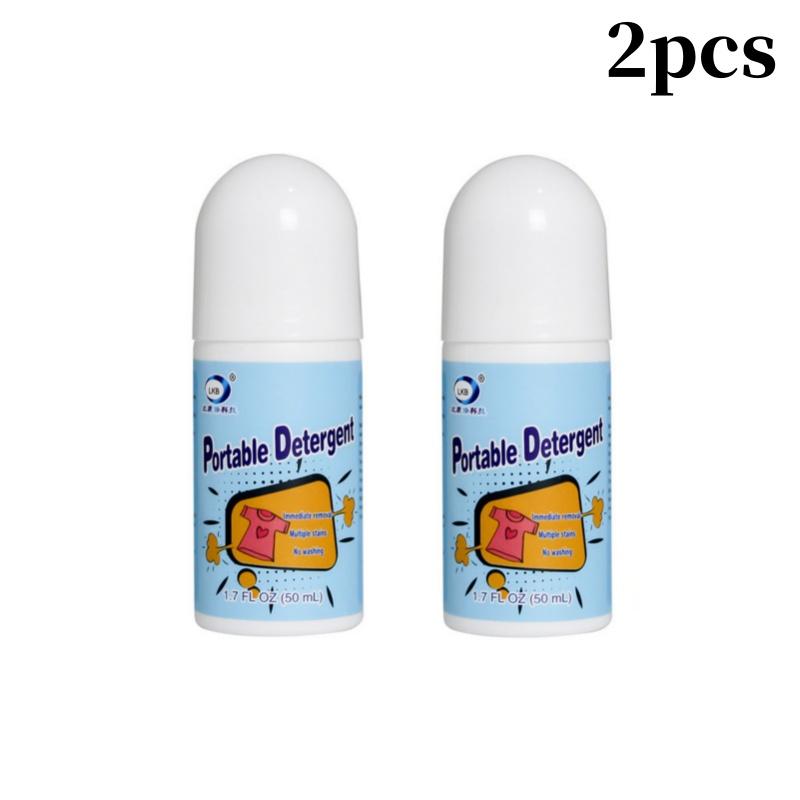 50ML Clothes Stain Removal Rolling Ball Portable Oil Stain Cleaning Detergent Decontamination Pen Cleaning Dust Cleaner Remover